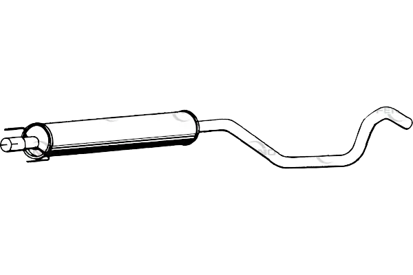 FENNO középső hangtompító - P4438 - TothCarparts