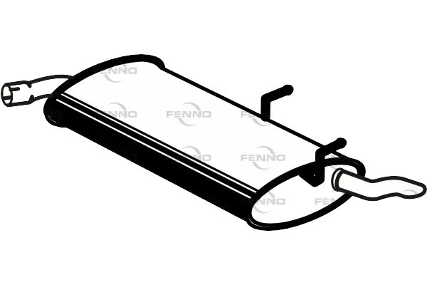 FENNO hátsó hangtompító - P4578 - TothCarparts
