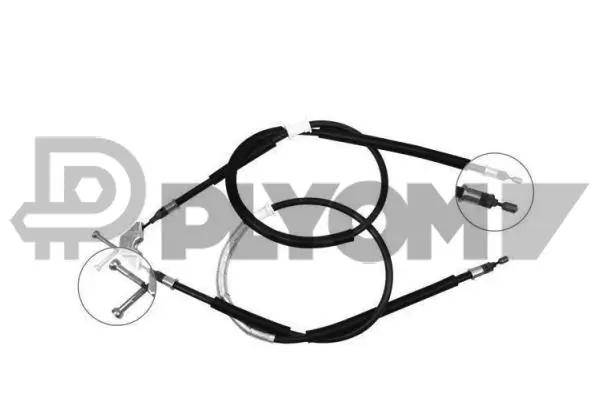 PLYOM huzal, rögzítőfék - P489036 - TothCarparts