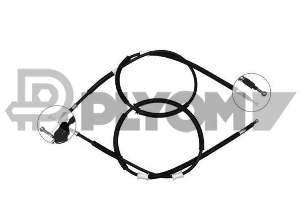 PLYOM huzal, rögzítőfék - P489101 - TothCarparts