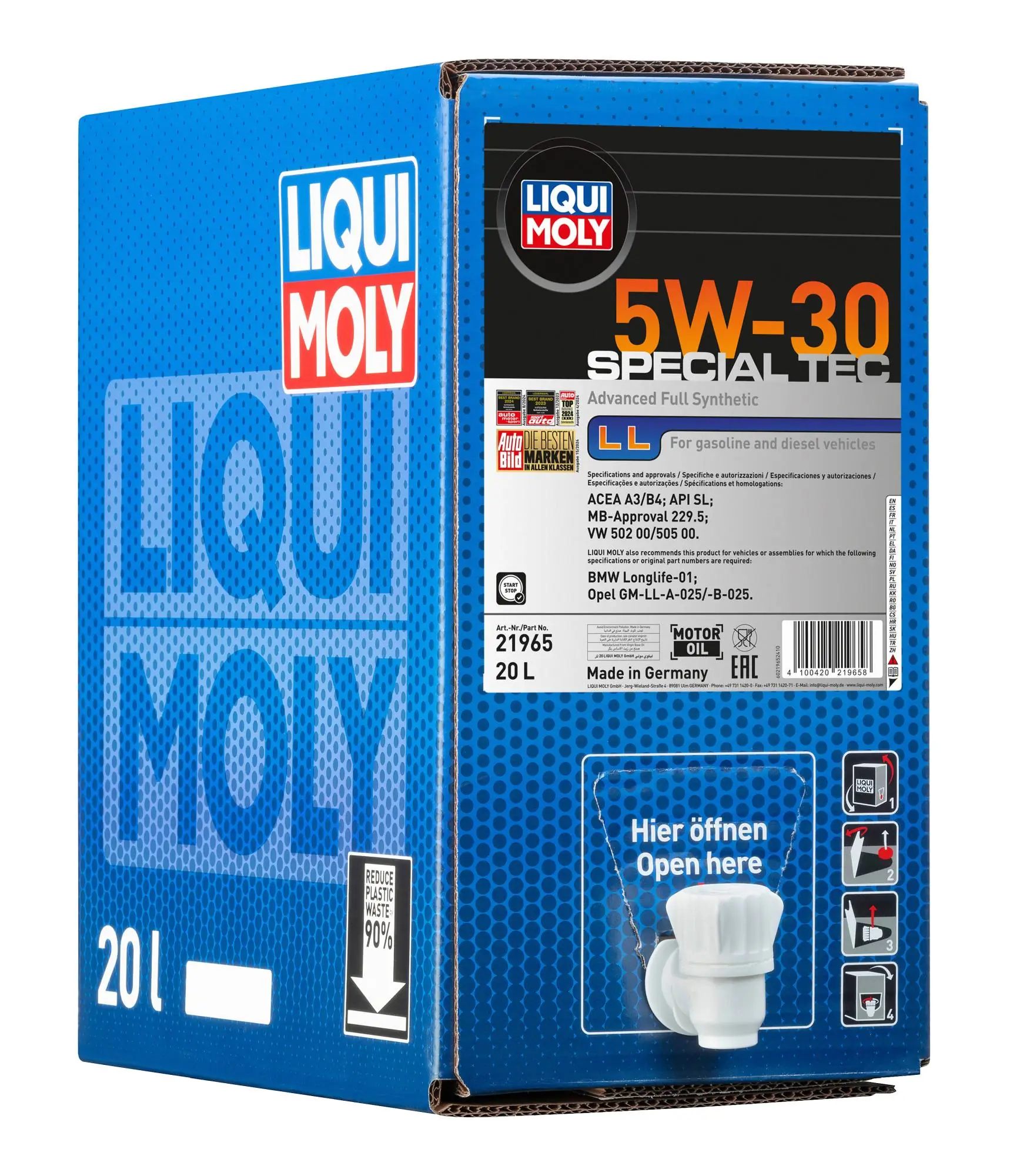 LIQUI MOLY motorolaj - 21965 - TothCarparts