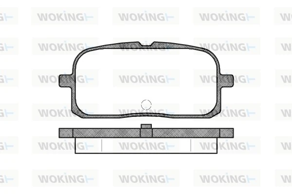 WOKING fékbetétkészlet, tárcsafék - P6153.00 - TothCarparts