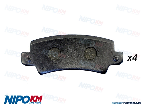 NipoKM fékbetétkészlet, tárcsafék - CLT.TY1502S - TothCarparts