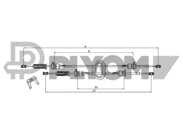 PLYOM váltó bovden - P761929 - TothCarparts