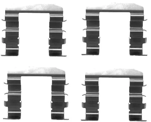 PAGID tartozékkészlet, tárcsafékbetét - K0178N - TothCarparts