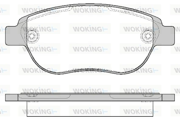 WOKING fékbetétkészlet, tárcsafék - P9413.00 - TothCarparts