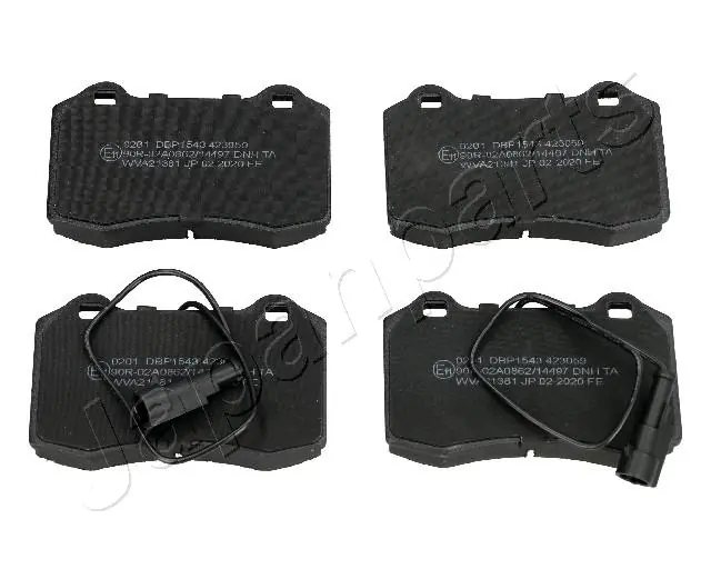JAPANPARTS fékbetétkészlet, tárcsafék - PA-0201AF - TothCarparts