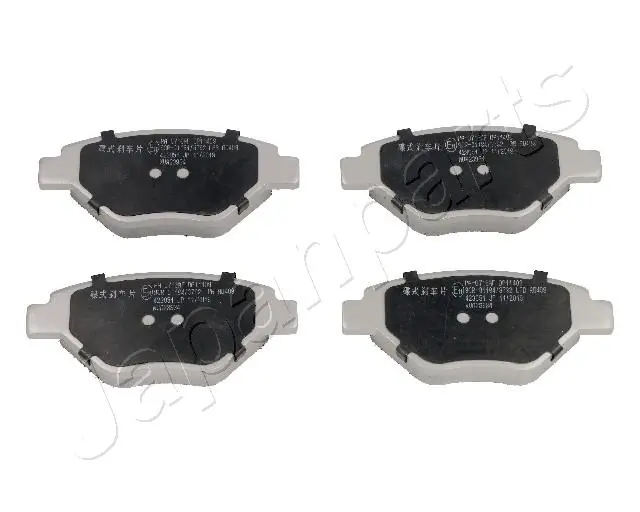 JAPANPARTS fékbetétkészlet, tárcsafék - PA-0716AF - TothCarparts