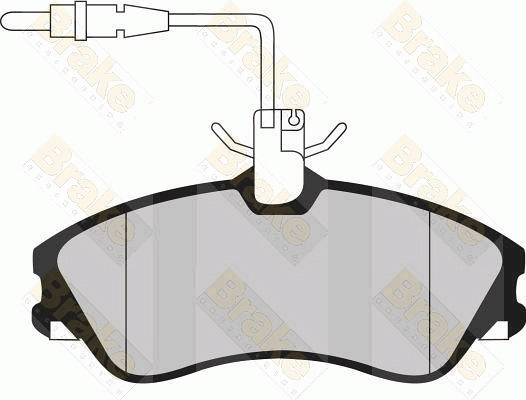 Brake ENGINEERING fékbetétkészlet, tárcsafék - PA1143 - TothCarparts