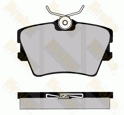 Brake ENGINEERING fékbetétkészlet, tárcsafék - PA1153 - TothCarparts