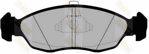 Brake ENGINEERING fékbetétkészlet, tárcsafék - PA1166 - TothCarparts