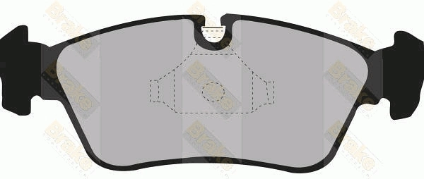 Brake ENGINEERING fékbetétkészlet, tárcsafék - PA1179 - TothCarparts