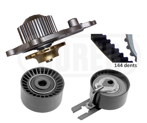 DÜRER Vízpumpa + fogasszíj készlet - PA121108 - TothCarparts