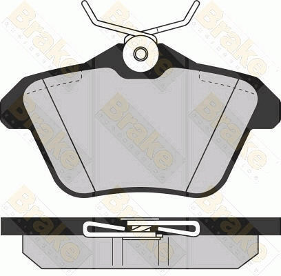 Brake ENGINEERING fékbetétkészlet, tárcsafék - PA1236 - TothCarparts