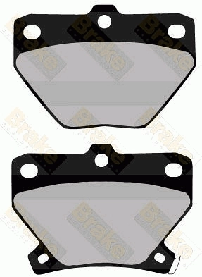 Brake ENGINEERING fékbetétkészlet, tárcsafék - PA1288 - TothCarparts