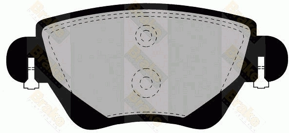 Brake ENGINEERING fékbetétkészlet, tárcsafék - PA1296 - TothCarparts