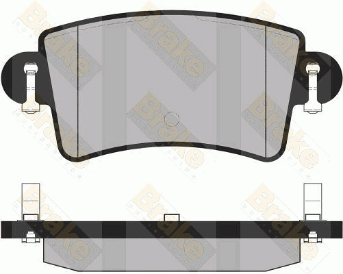 Brake ENGINEERING fékbetétkészlet, tárcsafék - PA1302 - TothCarparts