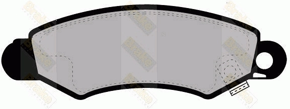 Brake ENGINEERING fékbetétkészlet, tárcsafék - PA1303 - TothCarparts