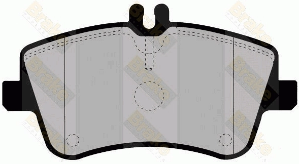 Brake ENGINEERING fékbetétkészlet, tárcsafék - PA1367 - TothCarparts