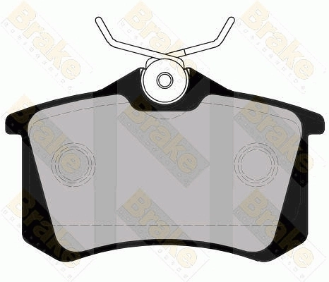 Brake ENGINEERING fékbetétkészlet, tárcsafék - PA1425 - TothCarparts