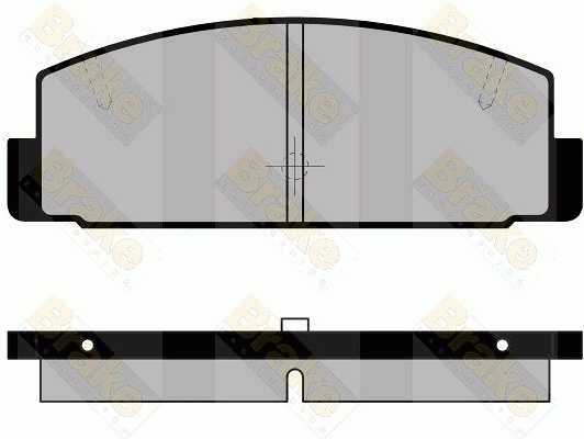 Brake ENGINEERING fékbetétkészlet, tárcsafék - PA1428 - TothCarparts