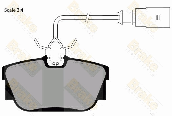 Brake ENGINEERING fékbetétkészlet, tárcsafék - PA1470 - TothCarparts