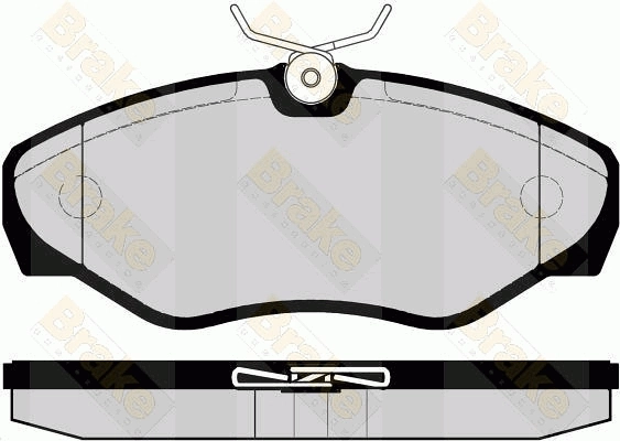 Brake ENGINEERING fékbetétkészlet, tárcsafék - PA1490 - TothCarparts