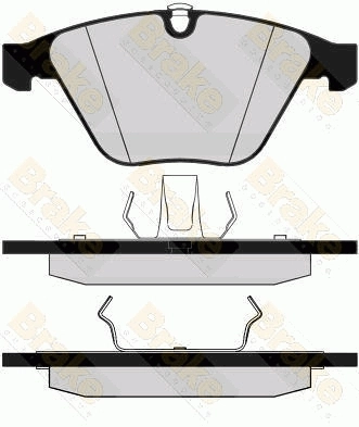 Brake ENGINEERING fékbetétkészlet, tárcsafék - PA1505 - TothCarparts