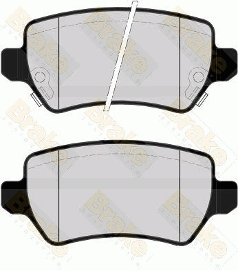 Brake ENGINEERING fékbetétkészlet, tárcsafék - PA1520 - TothCarparts