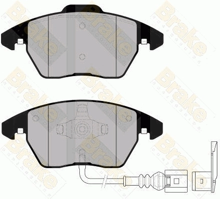 Brake ENGINEERING fékbetétkészlet, tárcsafék - PA1558 - TothCarparts