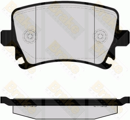 Brake ENGINEERING fékbetétkészlet, tárcsafék - PA1560 - TothCarparts