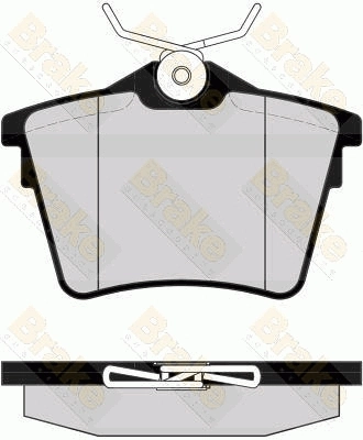Brake ENGINEERING fékbetétkészlet, tárcsafék - PA1575 - TothCarparts