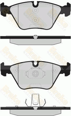 Brake ENGINEERING fékbetétkészlet, tárcsafék - PA1598 - TothCarparts