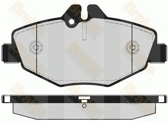 Brake ENGINEERING fékbetétkészlet, tárcsafék - PA1634 - TothCarparts