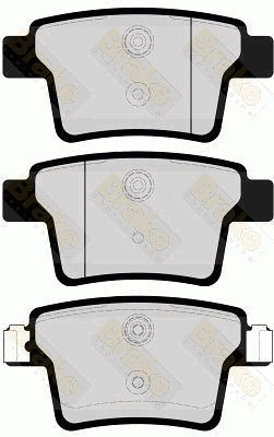 Brake ENGINEERING fékbetétkészlet, tárcsafék - PA1669 - TothCarparts