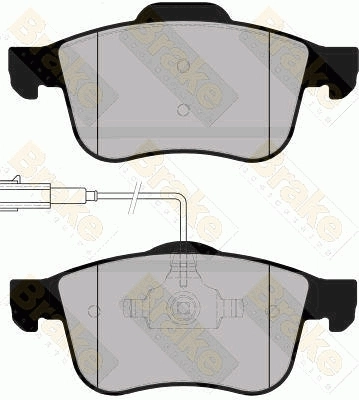 Brake ENGINEERING fékbetétkészlet, tárcsafék - PA1683 - TothCarparts