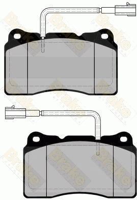 Brake ENGINEERING fékbetétkészlet, tárcsafék - PA1684 - TothCarparts