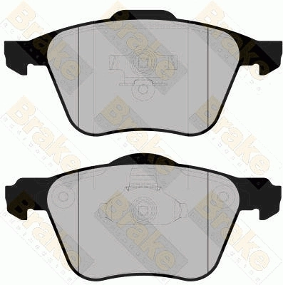 Brake ENGINEERING fékbetétkészlet, tárcsafék - PA1696 - TothCarparts