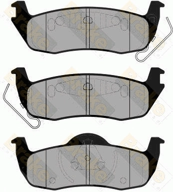 Brake ENGINEERING fékbetétkészlet, tárcsafék - PA1720 - TothCarparts
