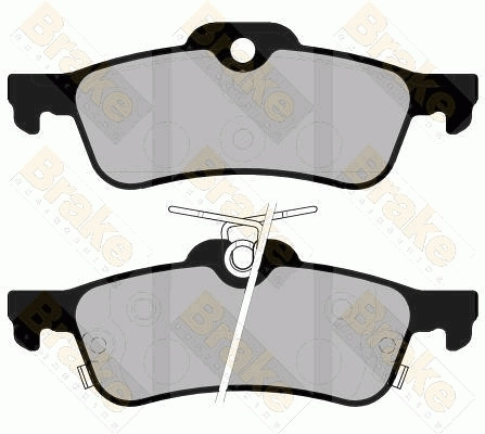Brake ENGINEERING fékbetétkészlet, tárcsafék - PA1750 - TothCarparts