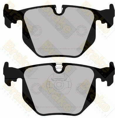 Brake ENGINEERING fékbetétkészlet, tárcsafék - PA1758 - TothCarparts