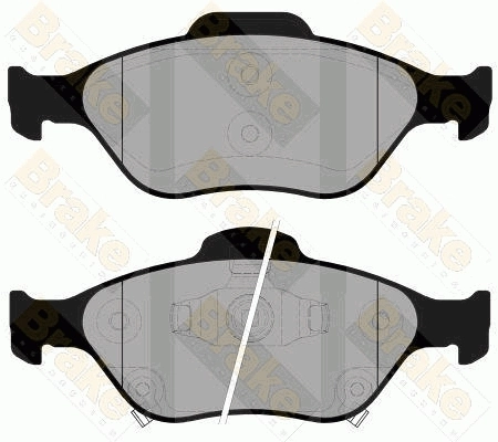 Brake ENGINEERING fékbetétkészlet, tárcsafék - PA1781 - TothCarparts