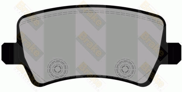 Brake ENGINEERING fékbetétkészlet, tárcsafék - PA1784 - TothCarparts