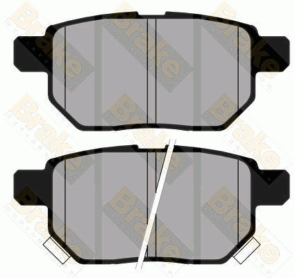 Brake ENGINEERING fékbetétkészlet, tárcsafék - PA1791 - TothCarparts
