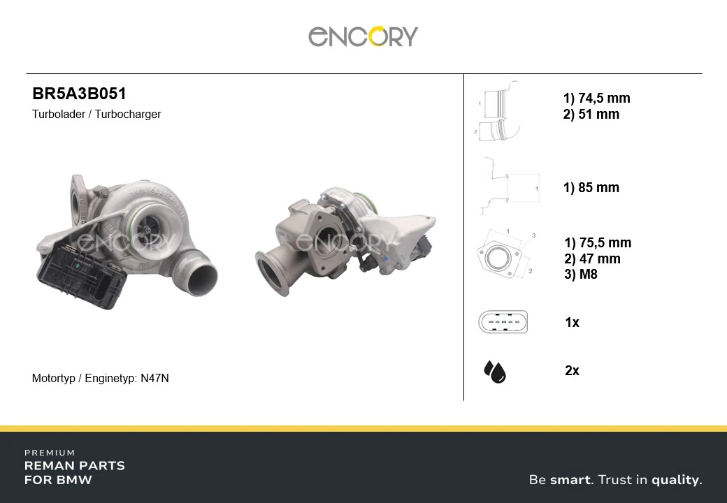ENCORY töltő, feltöltés - BR5A3B051 - TothCarparts