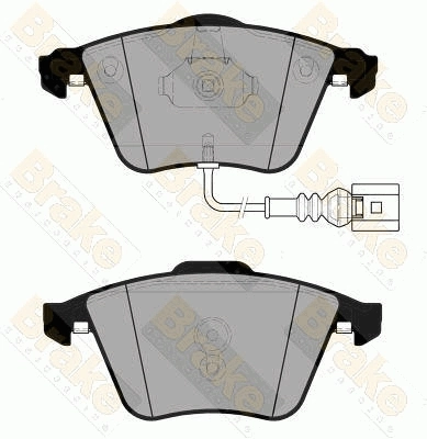Brake ENGINEERING fékbetétkészlet, tárcsafék - PA1833 - TothCarparts