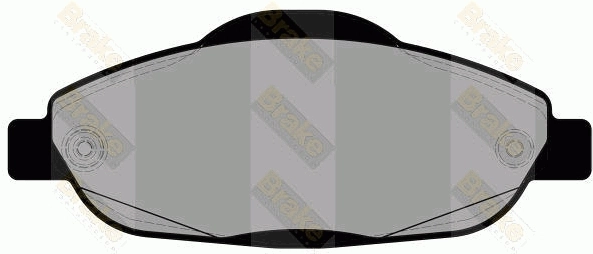 Brake ENGINEERING fékbetétkészlet, tárcsafék - PA1835 - TothCarparts