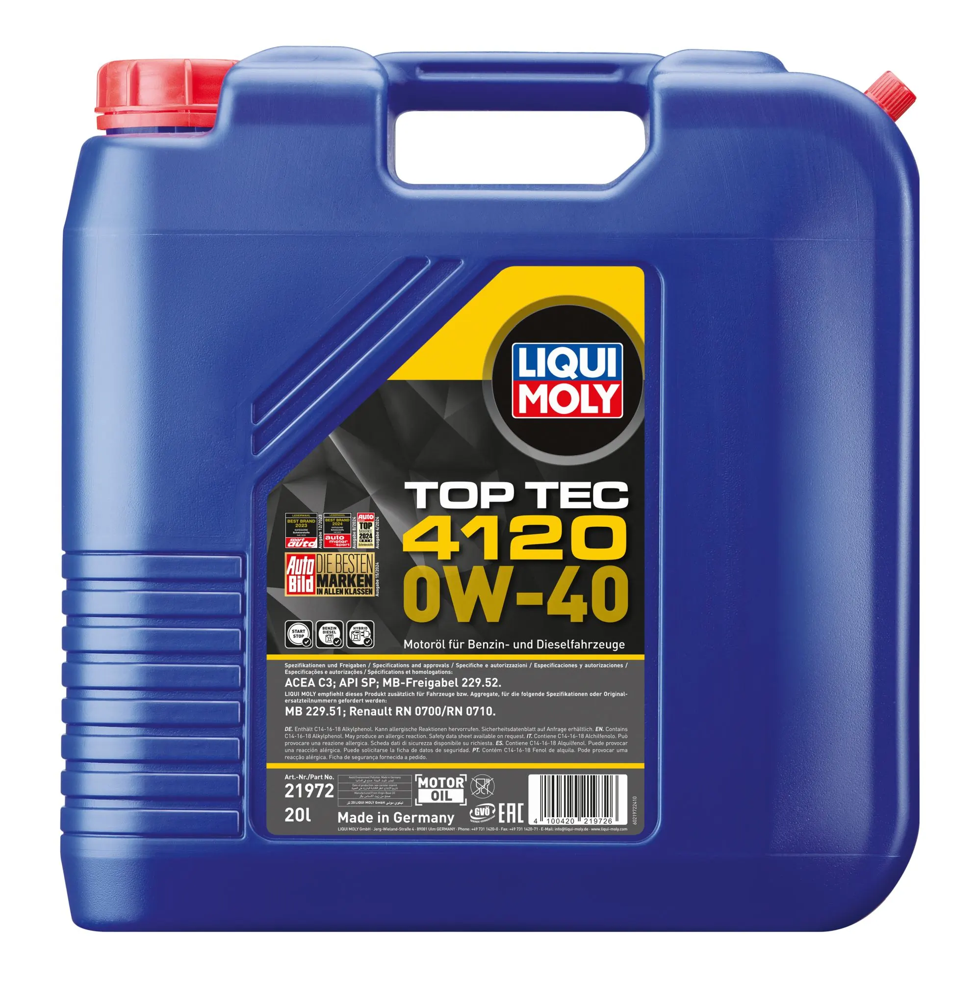 LIQUI MOLY motorolaj - 21972 - TothCarparts