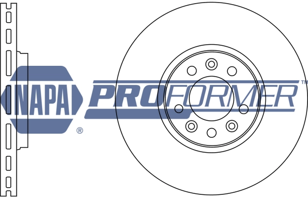 NAPA féktárcsa - PBD8014 - TothCarparts