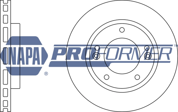 NAPA féktárcsa - PBD8021 - TothCarparts